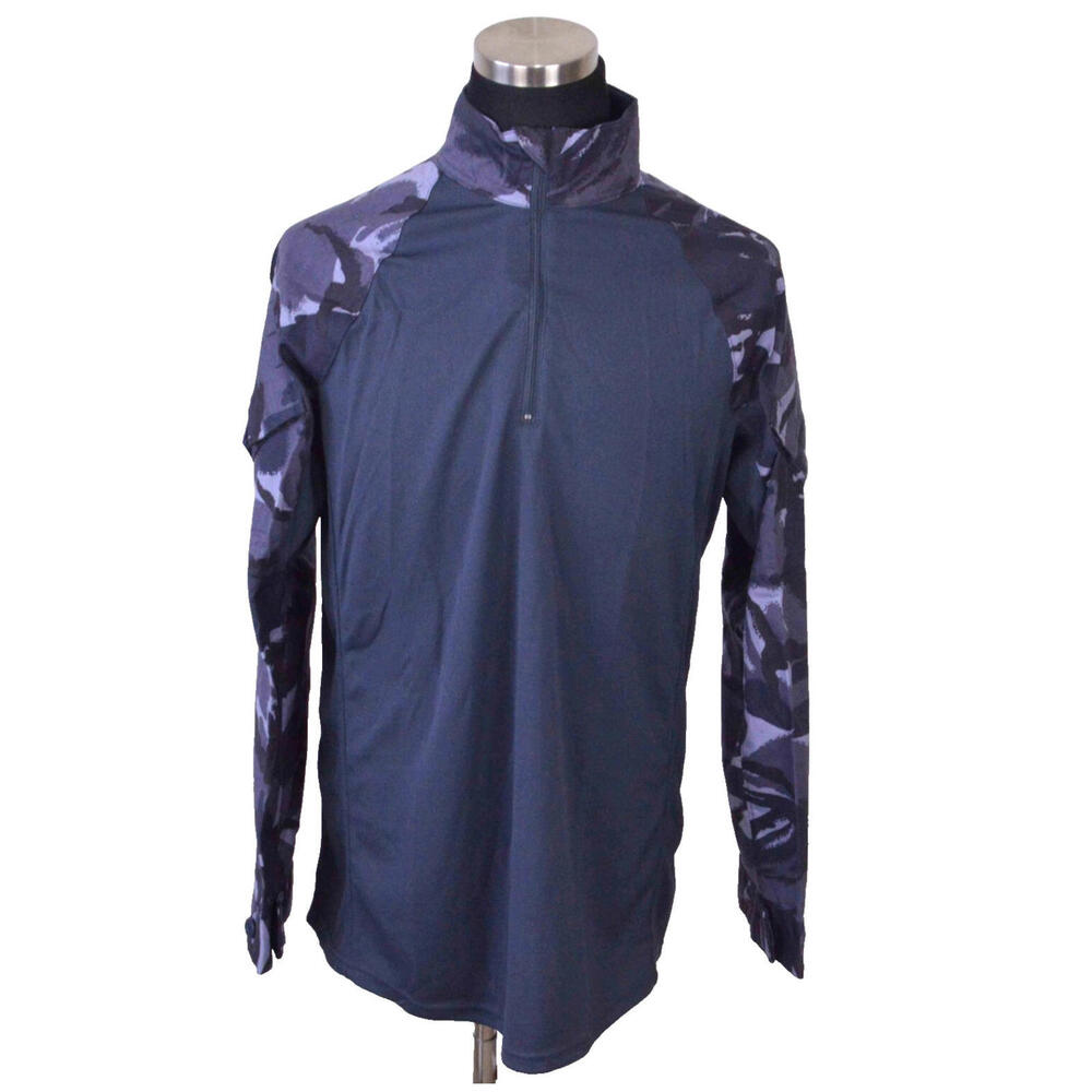 NEW British Army OPFOR Under Armour Shirt UBACS 180/100 L Blue Camo Night Rare